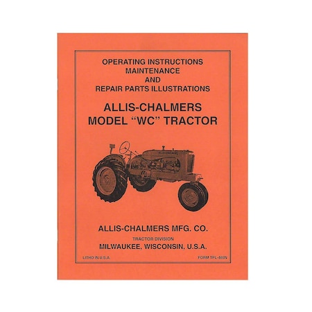 Aftermarket Operators Manual Reprint (AC WD) MAR40-0006